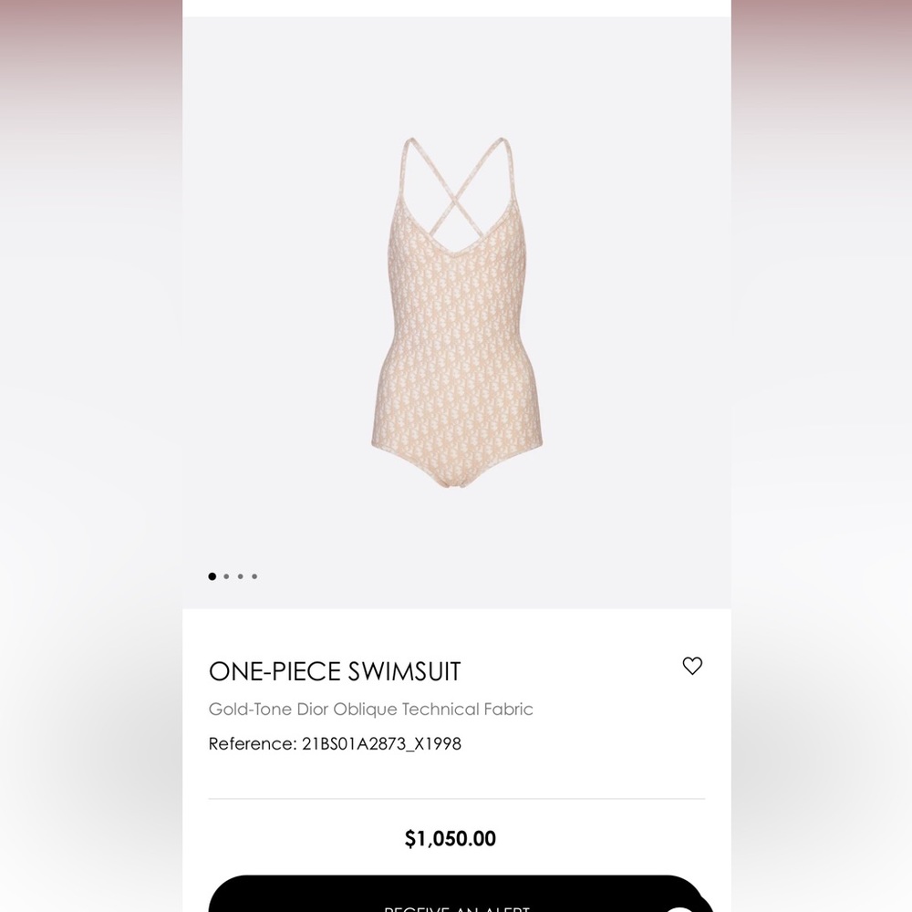 Christian Dior swimsuit XS never worn